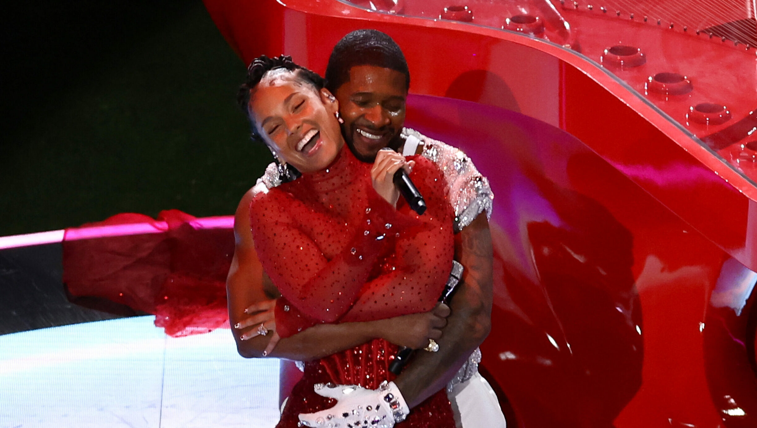 Super-Bowl-Traumpaar: Usher und Alicia Keys