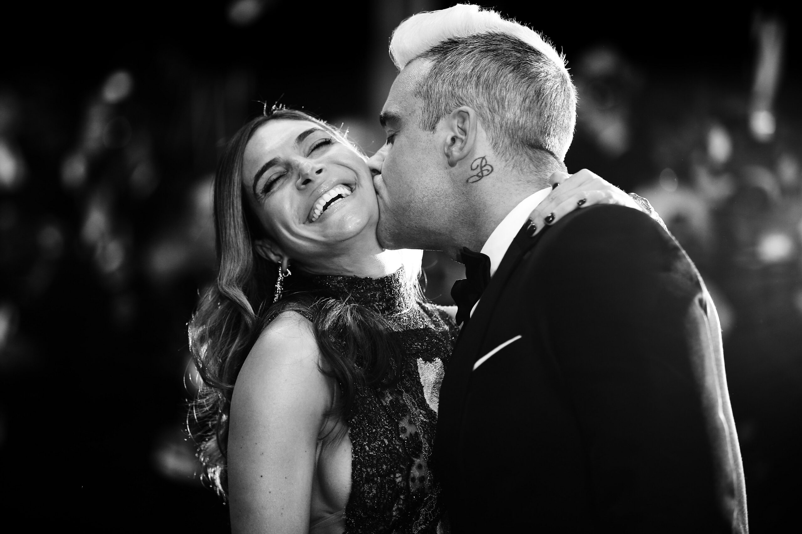 Robbie Williams und seine Frau Ayda Field 2015