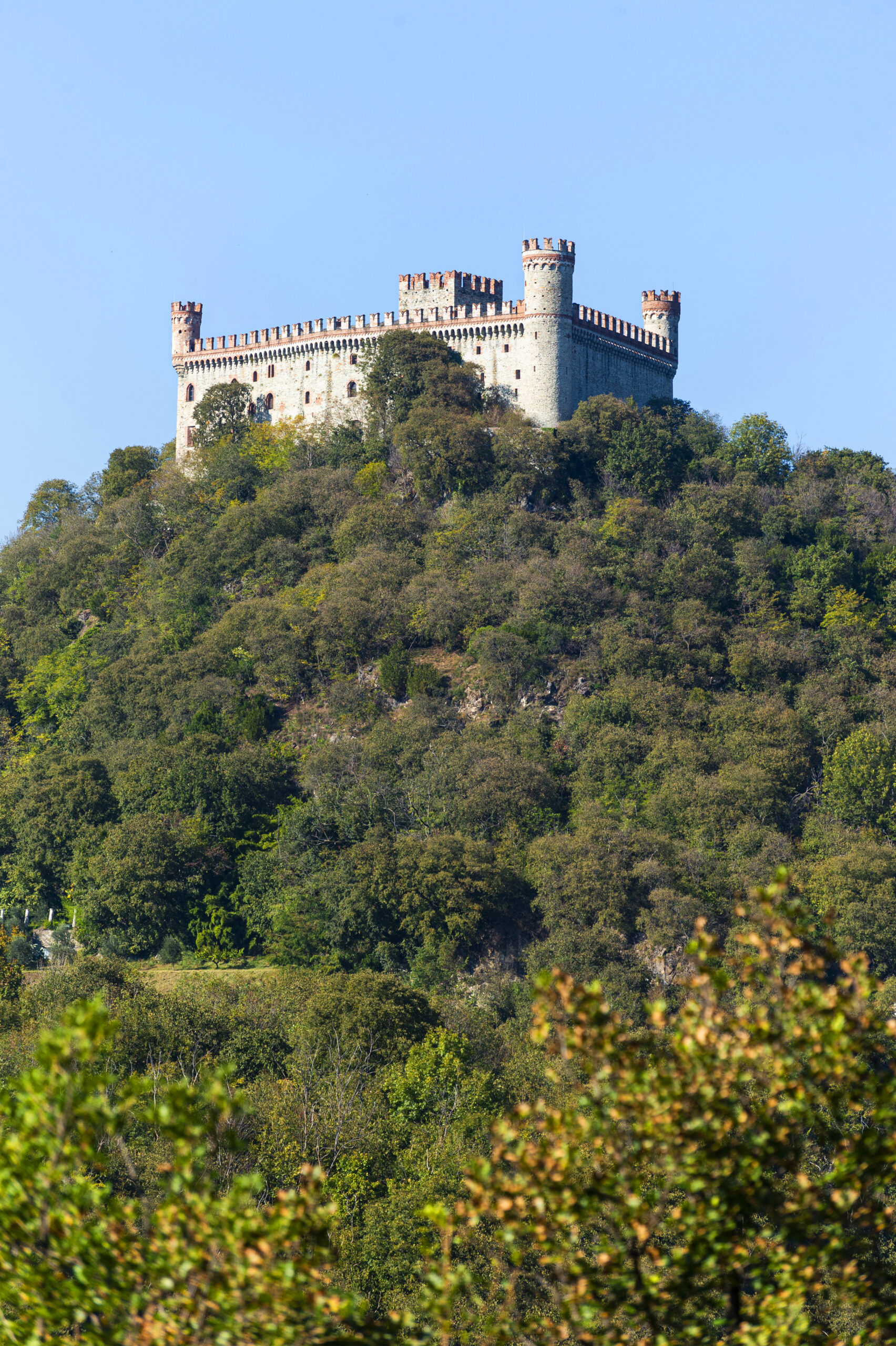 Das Schloss in Montalto Dora 