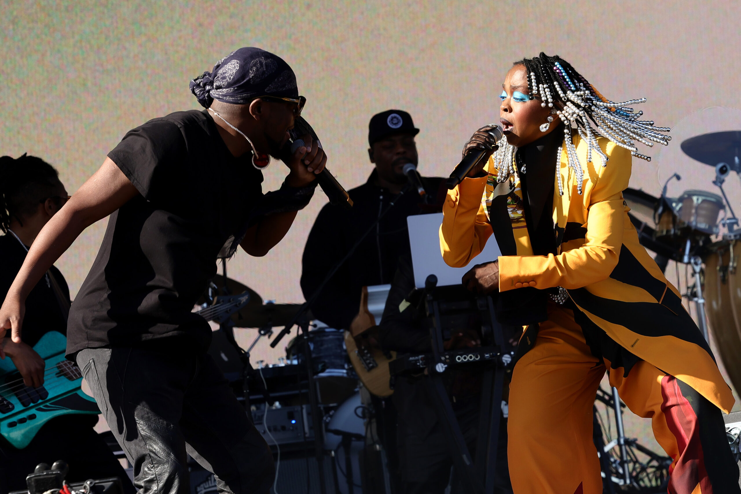 Wyclef Jean und Lauryn Hill beim Coachella 2024
