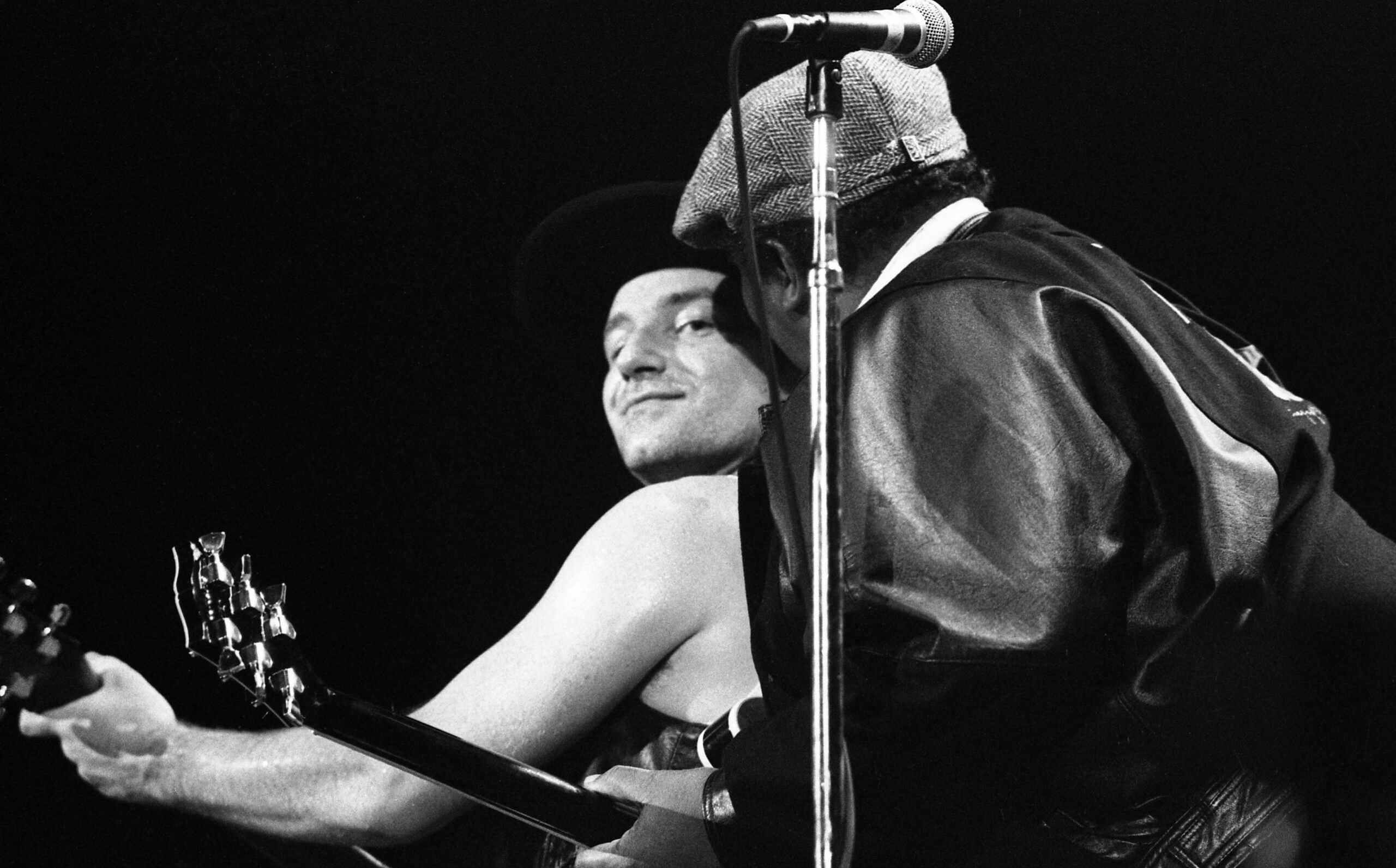 Bono und B.B. King bei der 'Lovetown Tour' 1989