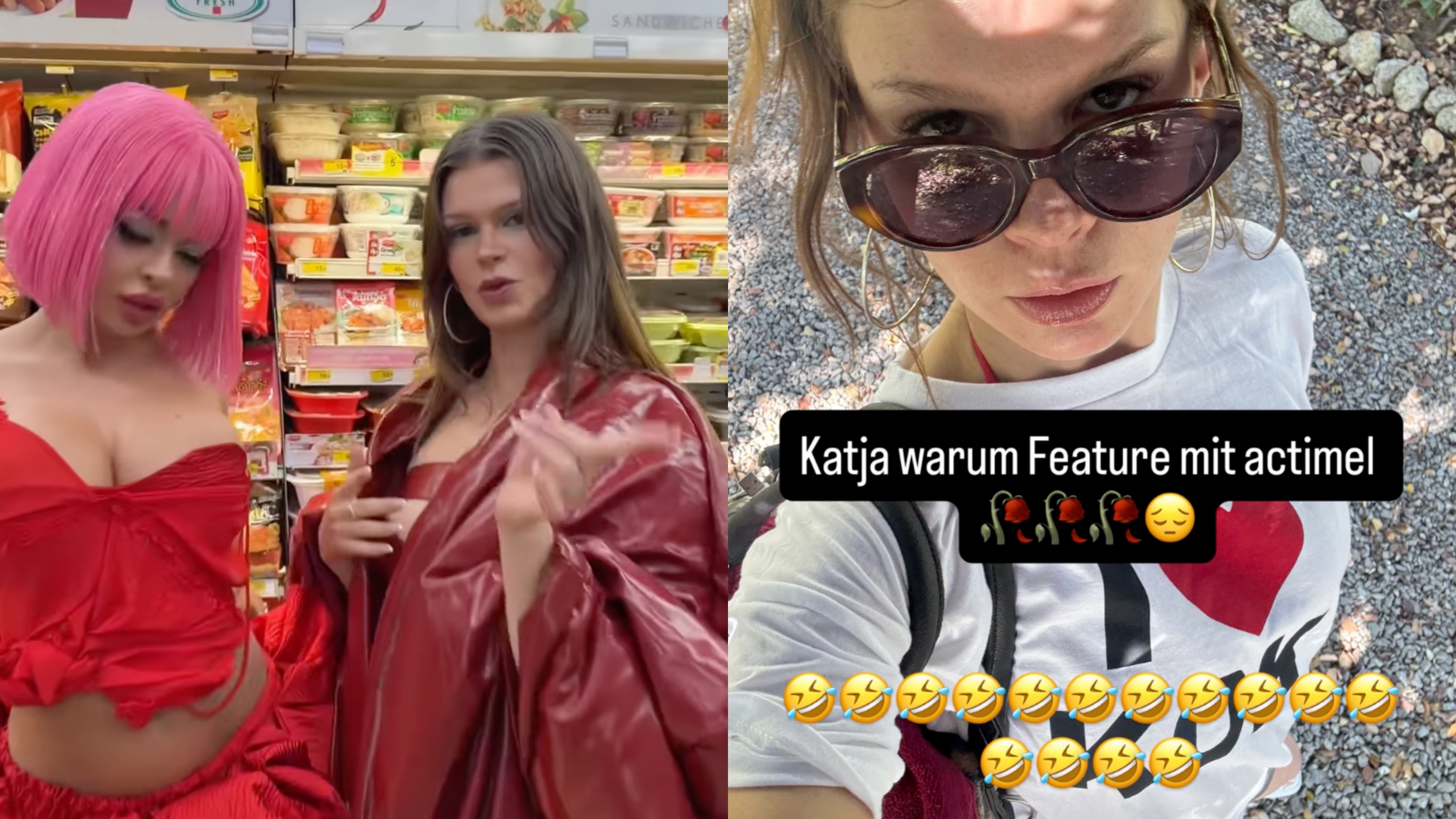 Katja Krasavice und Ikkimel im „Bitch“-Duett