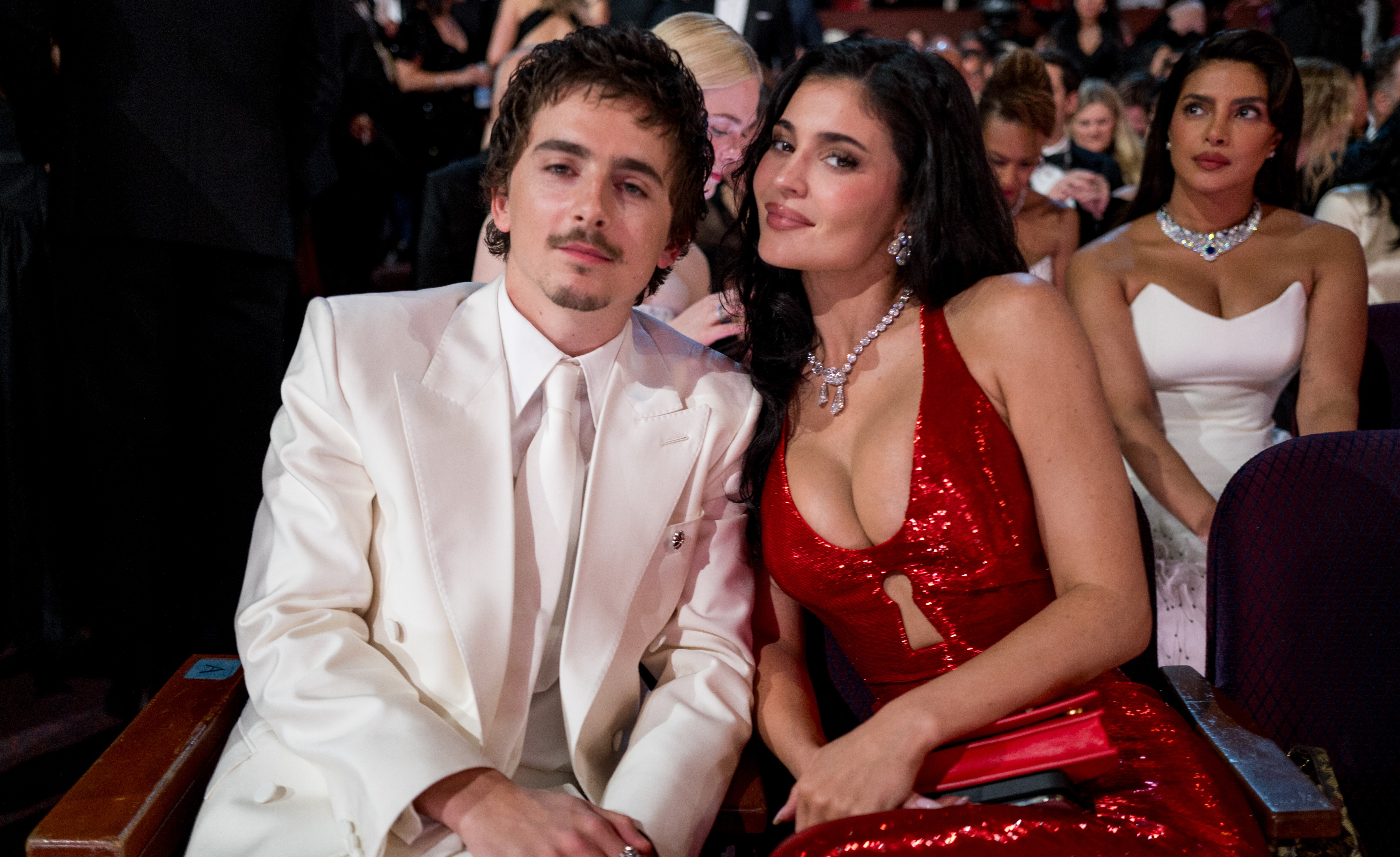 Timothée Chalamet mit Freundin Kylie Jenner bei der Verleihung der Oscars