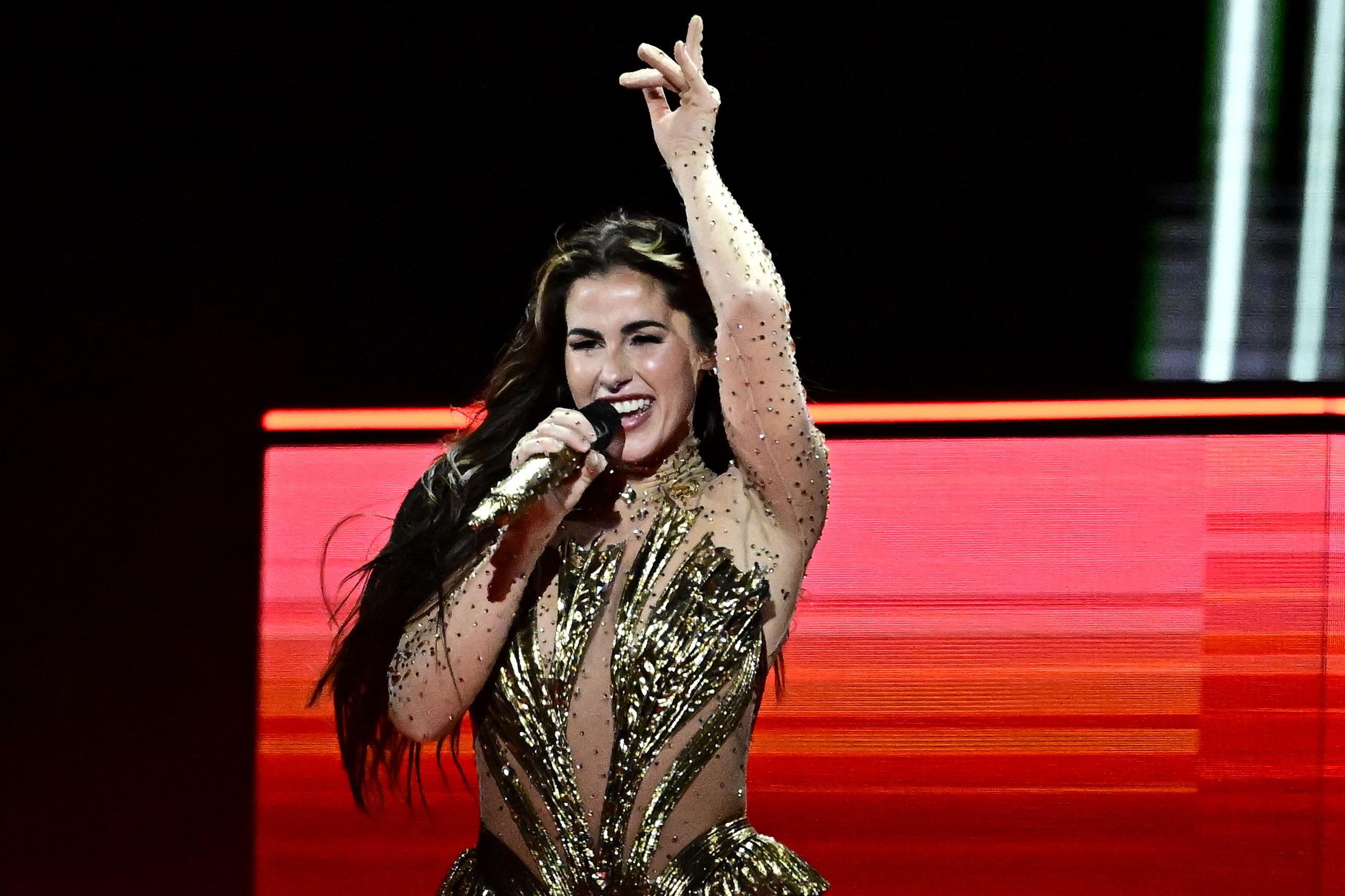 Sarah Engels beim ESC